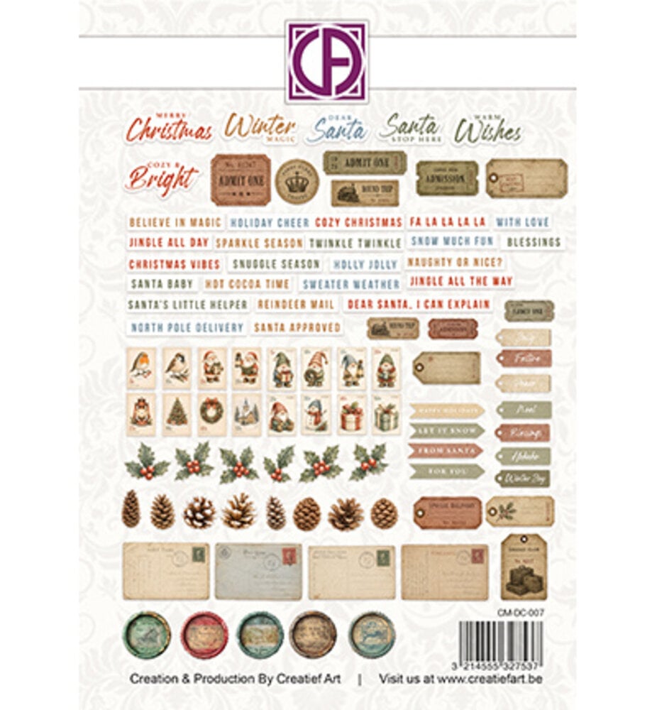 Creatief Art Silent Spark Die-Cuts Engelstalige Teksten Creative CutOuts (CM-DC-007)