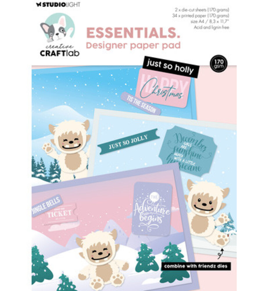 Creative Craftlab Essentials Just So Holly A5 Paper Pad (CCL-ES-DPP492) Creative Craftlab Essentials Just So Holly A5 Paper Pad (CCL-ES-DPP492)