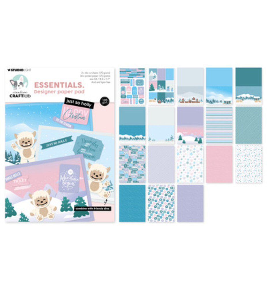 Creative Craftlab Essentials Just So Holly A5 Paper Pad (CCL-ES-DPP492) Creative Craftlab Essentials Just So Holly A5 Paper Pad (CCL-ES-DPP492)