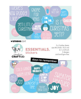 Creative Craftlab Essentials Days to Remember A6 Sticker Pad (CCL-ES-STIC83) Creative Craftlab Essentials Days to Remember A6 Sticker Pad (CCL-ES-STIC83)