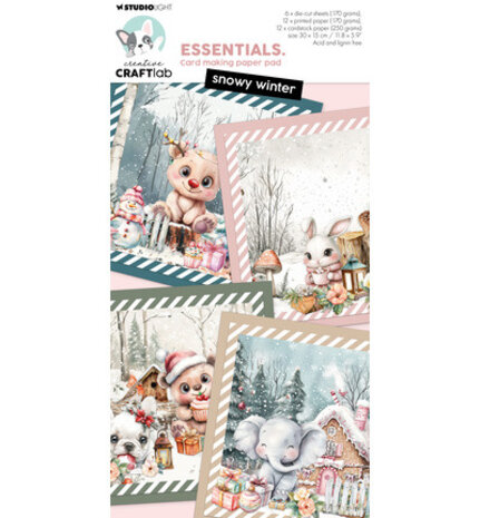 Creative Craftlab Essentials Snowy Winter 6x12 Inch Paper Pad (CCL-ES-CMP42) Creative Craftlab Essentials Snowy Winter 6x12 Inch Paper Pad (CCL-ES-CMP42)