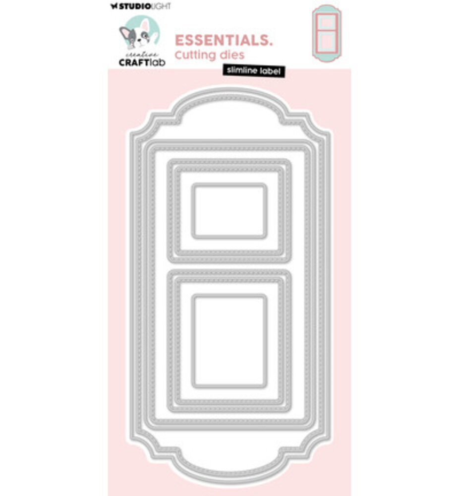 Creative Craftlab Essentials Dies Slimline Label (CCL-ES-CD1118) Creative Craftlab Essentials Dies Slimline Label (CCL-ES-CD1118)