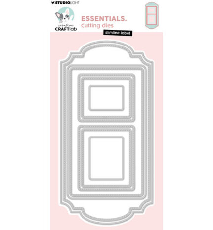 Creative Craftlab Essentials Dies Slimline Label (CCL-ES-CD1118) Creative Craftlab Essentials Dies Slimline Label (CCL-ES-CD1118)