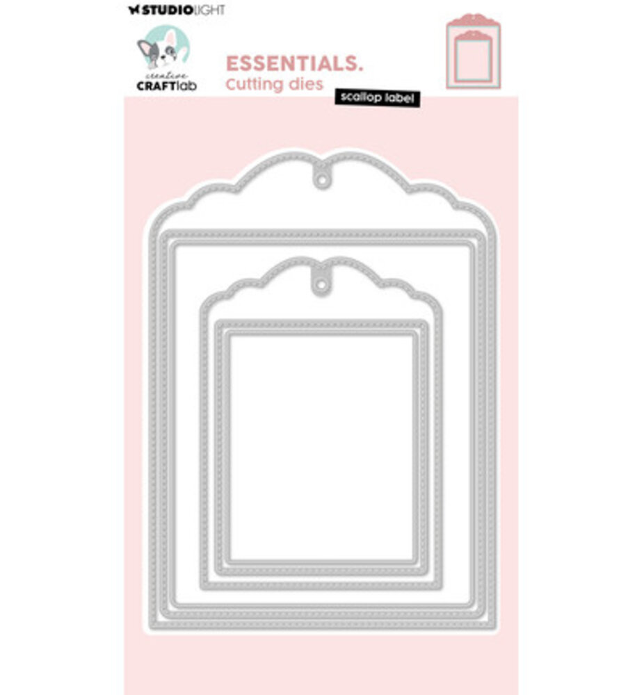 Creative Craftlab Essentials Dies Scallop Label (CCL-ES-CD1119) Creative Craftlab Essentials Dies Scallop Label (CCL-ES-CD1119)