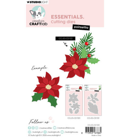 Creative Craftlab Essentials Dies Poinsettia (CCL-ES-CD1120) Creative Craftlab Essentials Dies Poinsettia (CCL-ES-CD1120)