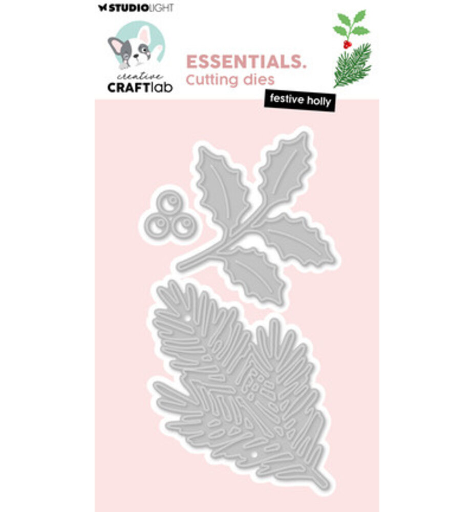 Creative Craftlab Essentials Dies Festive Holly (CCL-ES-CD1121) Creative Craftlab Essentials Dies Festive Holly (CCL-ES-CD1121)