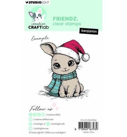 Creative Craftlab Friendz Clear Stamp Benjamin (CCL-FR-STAMP960) Creative Craftlab Friendz Clear Stamp Benjamin (CCL-FR-STAMP960)