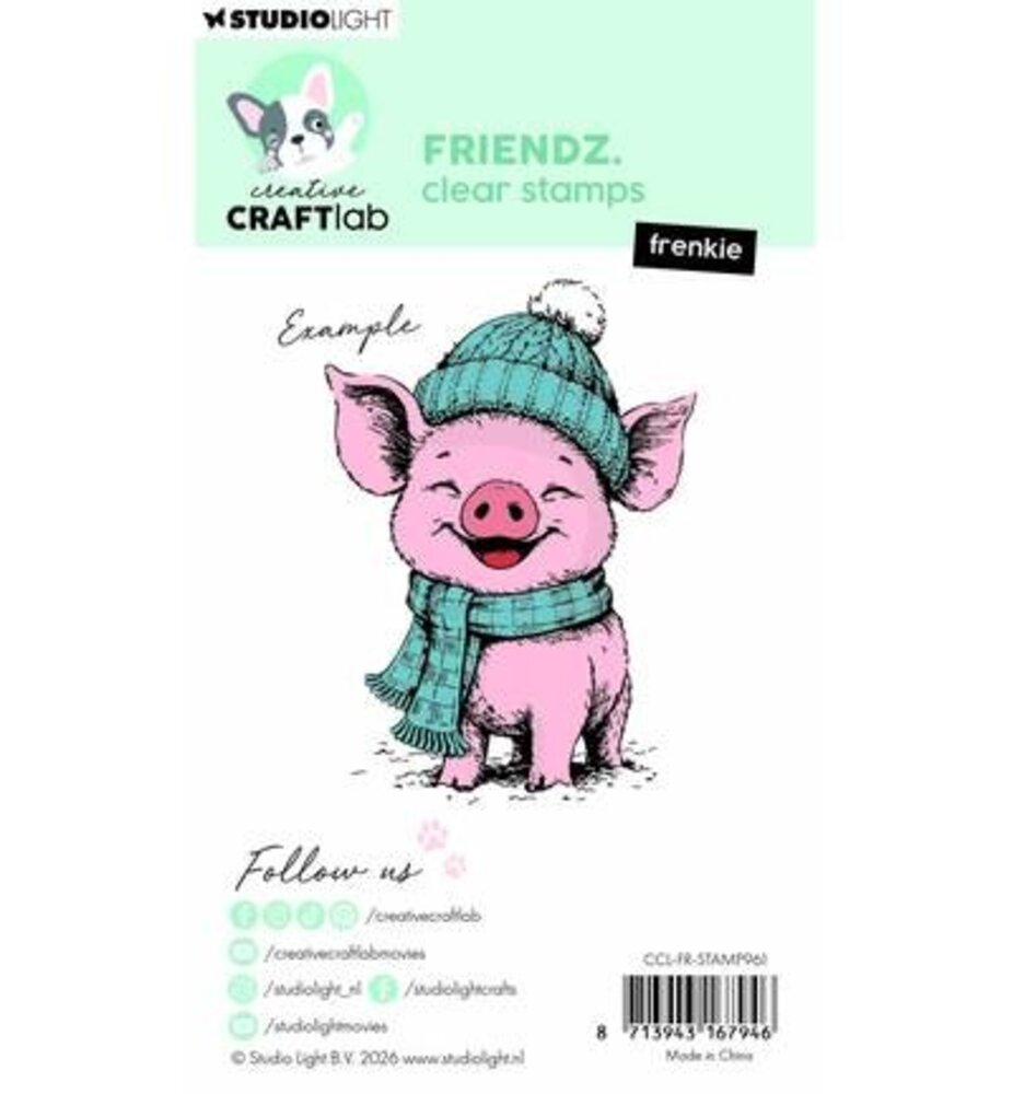 Creative Craftlab Friendz Clear Stamp Frenkie (CCL-FR-STAMP961) Creative Craftlab Friendz Clear Stamp Frenkie (CCL-FR-STAMP961)