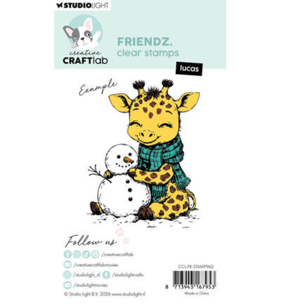 Creative Craftlab Friendz Clear Stamp Lucas (CCL-FR-STAMP962) Creative Craftlab Friendz Clear Stamp Lucas (CCL-FR-STAMP962)