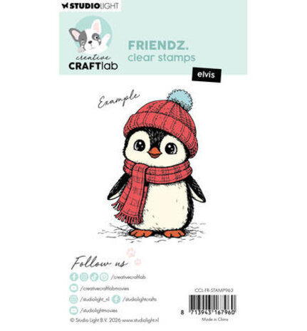 Creative Craftlab Friendz Clear Stamp Elvis (CCL-FR-STAMP963) Creative Craftlab Friendz Clear Stamp Elvis (CCL-FR-STAMP963)