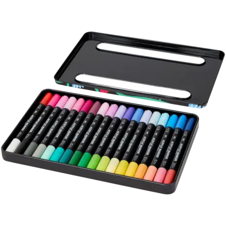Craft World 18 Acrylic Twin Tip Markers (3209195) Craft World 18 Acrylic Twin Tip Markers (3209195)