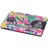 Craft World 18 Acrylic Twin Tip Markers (3209195)