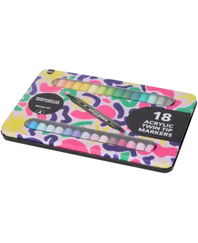 Craft World 18 Acrylic Twin Tip Markers (3209195) Craft World 18 Acrylic Twin Tip Markers (3209195)