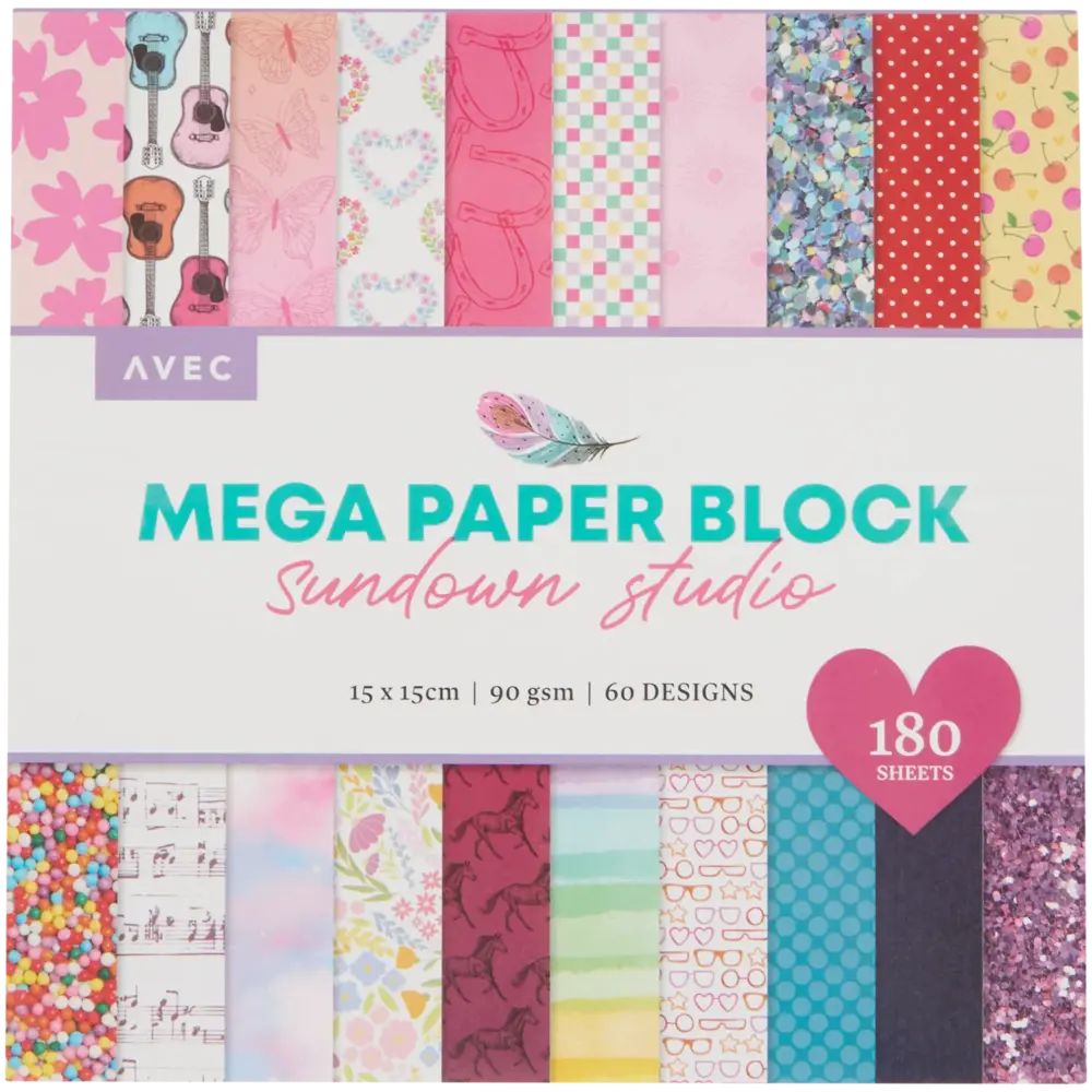 AVEC Sundown Studio 6x6 Inch MEGA Paper Block (3222144) AVEC Sundown Studio 6x6 Inch MEGA Paper Block (3222144)