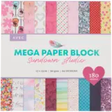 AVEC Sundown Studio 6x6 Inch MEGA Paper Block (3222144)