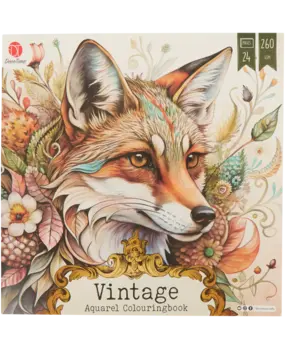 DécoTime Vintage Aquarel Colouringbook (3218270)