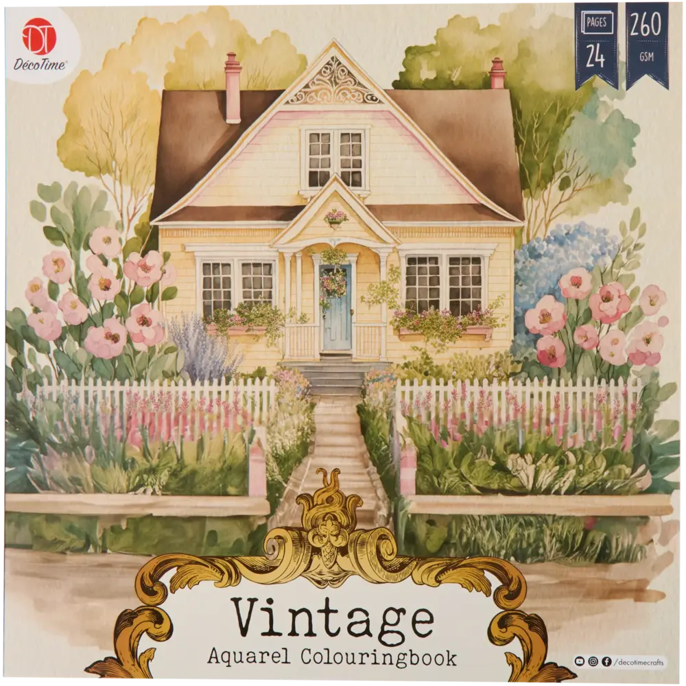 DécoTime Vintage Aquarel Colouringbook (3218270) DécoTime Vintage Aquarel Colouringbook (3218270)