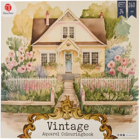 DécoTime Vintage Aquarel Colouringbook (3218270) DécoTime Vintage Aquarel Colouringbook (3218270)