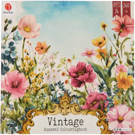 DécoTime Vintage Aquarel Colouringbook (3218270) DécoTime Vintage Aquarel Colouringbook (3218270)
