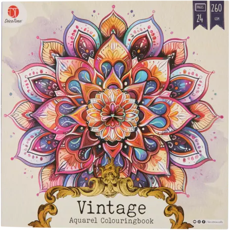 DécoTime Vintage Aquarel Colouringbook (3218270) DécoTime Vintage Aquarel Colouringbook (3218270)
