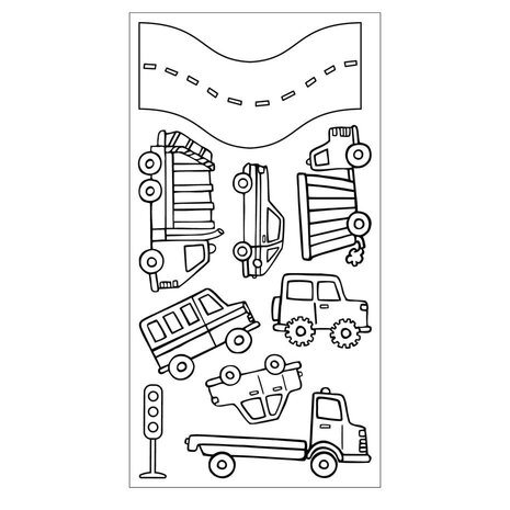 Sizzix Kid Create Clear Stamps with Framelits Cars and Trucks (667151) Sizzix Kid Create Clear Stamps with Framelits Cars and Trucks (667151)