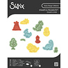 Sizzix Kid Create Clear Stamps with Framelits Dinosaur Adventures (667152)