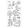 Sizzix Kid Create Clear Stamps with Framelits Dinosaur Adventures (667152)