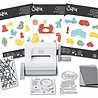 Sizzix Kid Create Clear Stamps with Framelits Dinosaur Adventures (667152)