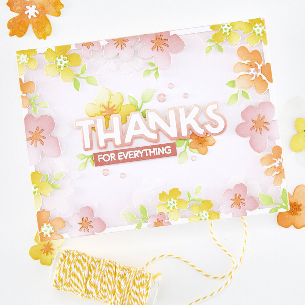 Hero Arts Fresh Flowers Die Set Floral Frame (DF296) Hero Arts Fresh Flowers Die Set Floral Frame (DF296)