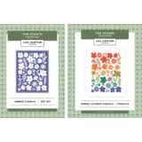 Lisa Horton Crafts The Studio Collection Ombré Florals Layering Stencils & Die Set DUO (LHCAS258/LHCCD383)