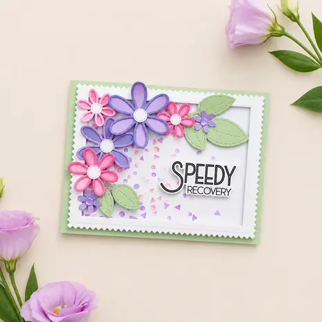 Lisa Horton Crafts The Studio Collection Ombré Shapes Layering Stencils & Die Set DUO (LHCAS259/LHCCD384)