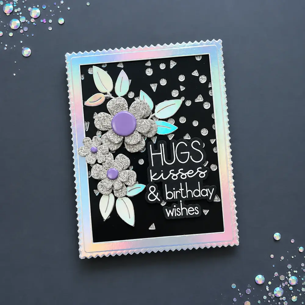 Lisa Horton Crafts The Studio Collection Ombré Shapes Layering Stencils & Die Set DUO (LHCAS259/LHCCD384)