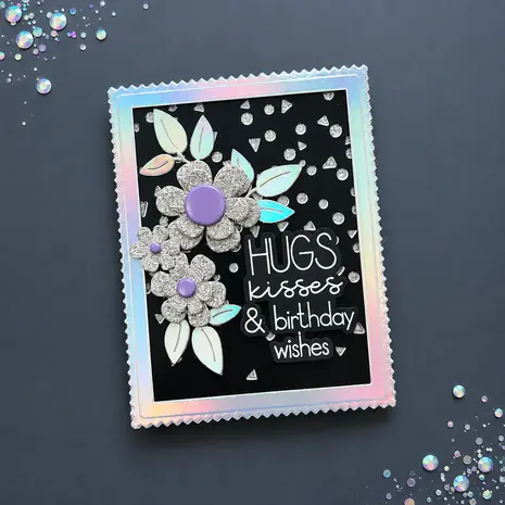 Lisa Horton Crafts The Studio Collection Ombré Shapes Layering Stencils & Die Set DUO (LHCAS259/LHCCD384)