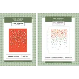 Lisa Horton Crafts The Studio Collection Ombré Shapes Layering Stencils & Die Set DUO (LHCAS259/LHCCD384)