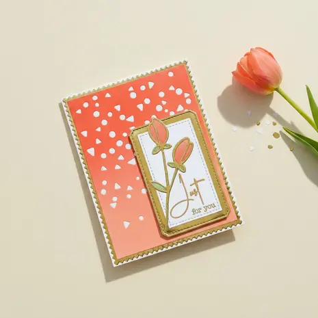 Lisa Horton Crafts The Studio Collection Ombré Shapes Layering Stencils & Die Set DUO (LHCAS259/LHCCD384)