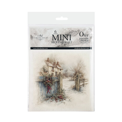 ITD Collection Christmas at Grandma's House 6x6 Inch Rice Paper Set (RSM 284) ITD Collection Christmas at Grandma's House 6x6 Inch Rice Paper Set (RSM 284)