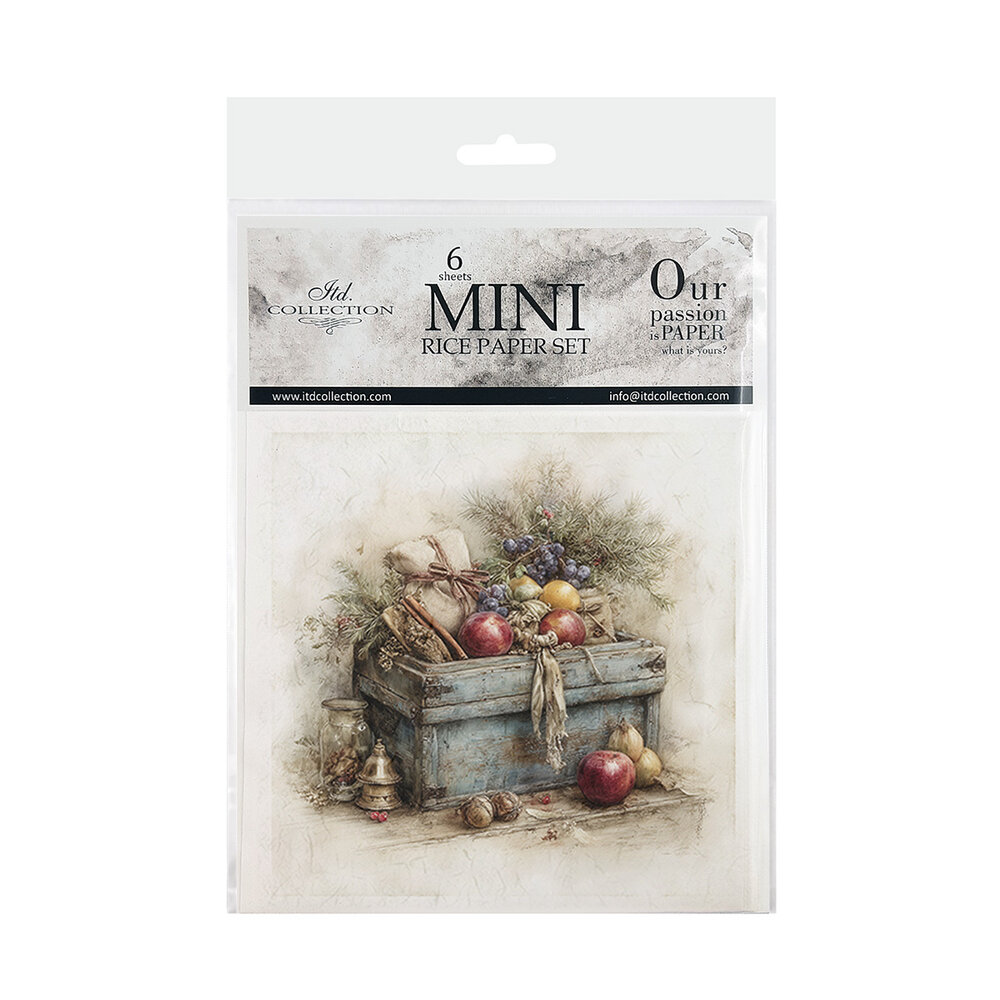 ITD Collection Christmas at Grandma's House 6x6 Inch Rice Paper Set (RSM 285) ITD Collection Christmas at Grandma's House 6x6 Inch Rice Paper Set (RSM 285)