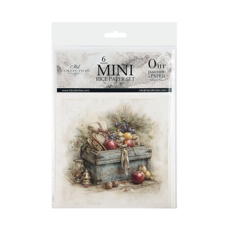 ITD Collection Christmas at Grandma's House 6x6 Inch Rice Paper Set (RSM 285) ITD Collection Christmas at Grandma's House 6x6 Inch Rice Paper Set (RSM 285)