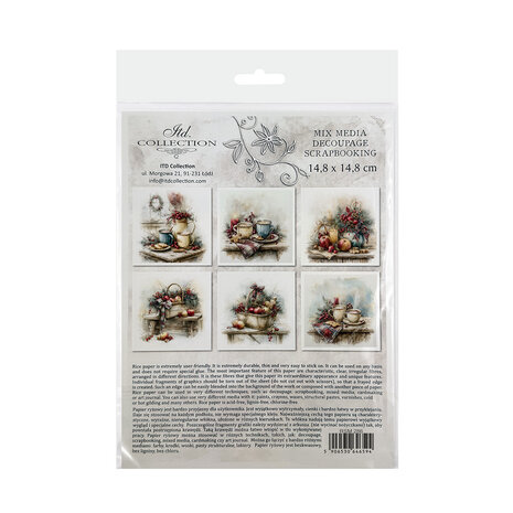 ITD Collection Christmas at Grandma's House 6x6 Inch Rice Paper Set (RSM 286) ITD Collection Christmas at Grandma's House 6x6 Inch Rice Paper Set (RSM 286)