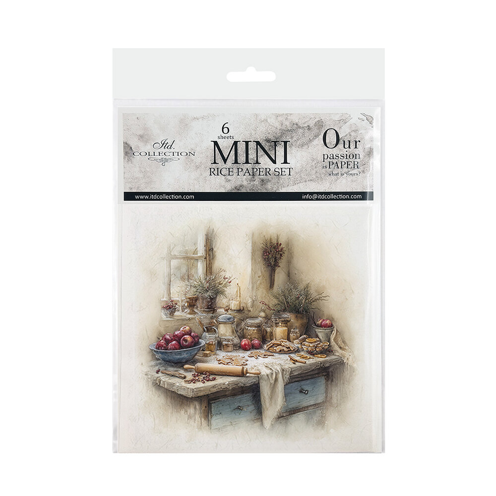 ITD Collection Christmas at Grandma's House 6x6 Inch Rice Paper Set (RSM 287) ITD Collection Christmas at Grandma's House 6x6 Inch Rice Paper Set (RSM 287)