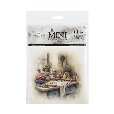 ITD Collection Christmas at Grandma's House 6x6 Inch Rice Paper Set (RSM 287) ITD Collection Christmas at Grandma's House 6x6 Inch Rice Paper Set (RSM 287)