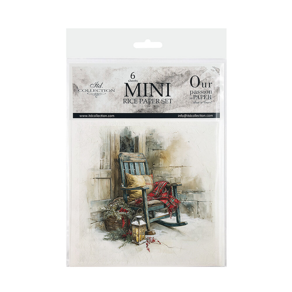 ITD Collection Christmas at Grandma's House 6x6 Inch Rice Paper Set (RSM 289) ITD Collection Christmas at Grandma's House 6x6 Inch Rice Paper Set (RSM 289)
