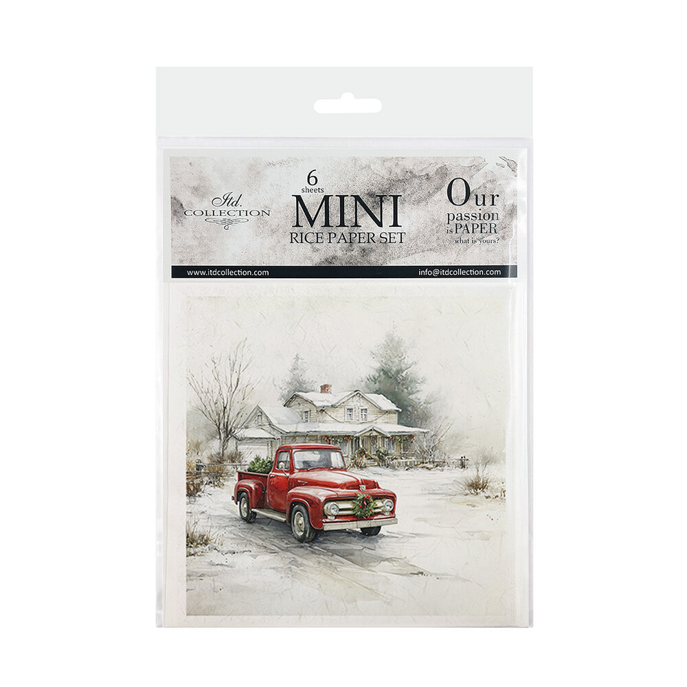 ITD Collection Christmas at Grandma's House 6x6 Inch Rice Paper Set (RSM 290) ITD Collection Christmas at Grandma's House 6x6 Inch Rice Paper Set (RSM 290)