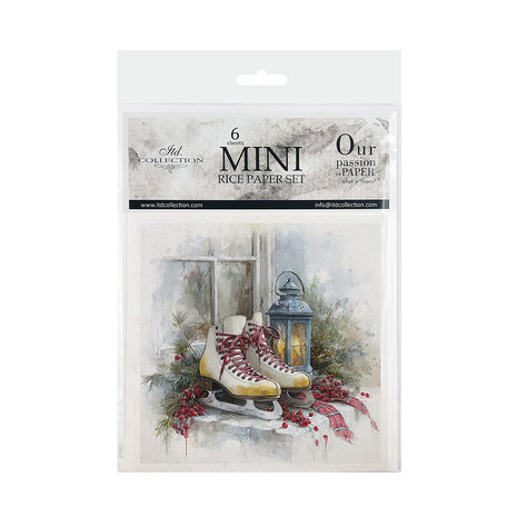 ITD Collection Christmas at Grandma's House 6x6 Inch Rice Paper Set (RSM 291) ITD Collection Christmas at Grandma's House 6x6 Inch Rice Paper Set (RSM 291)