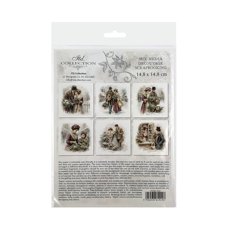 ITD Collection Christmas at Grandma's House 6x6 Inch Rice Paper Set (RSM 292) ITD Collection Christmas at Grandma's House 6x6 Inch Rice Paper Set (RSM 292)