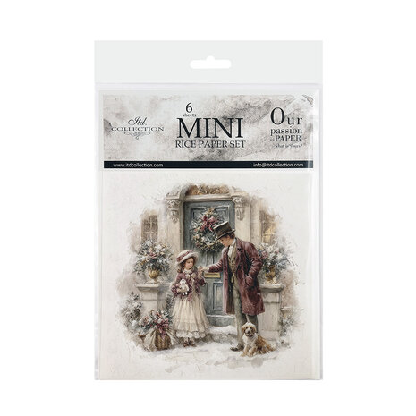 ITD Collection Christmas at Grandma's House 6x6 Inch Rice Paper Set (RSM 293) ITD Collection Christmas at Grandma's House 6x6 Inch Rice Paper Set (RSM 293)