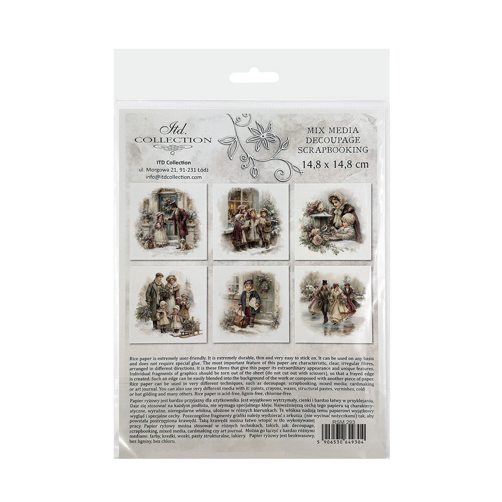 ITD Collection Christmas at Grandma's House 6x6 Inch Rice Paper Set (RSM 293) ITD Collection Christmas at Grandma's House 6x6 Inch Rice Paper Set (RSM 293)