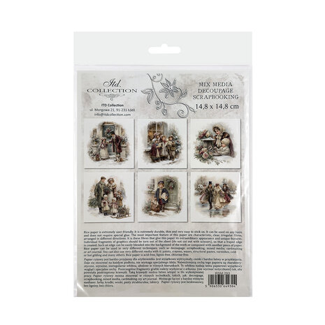 ITD Collection Christmas at Grandma's House 6x6 Inch Rice Paper Set (RSM 293) ITD Collection Christmas at Grandma's House 6x6 Inch Rice Paper Set (RSM 293)