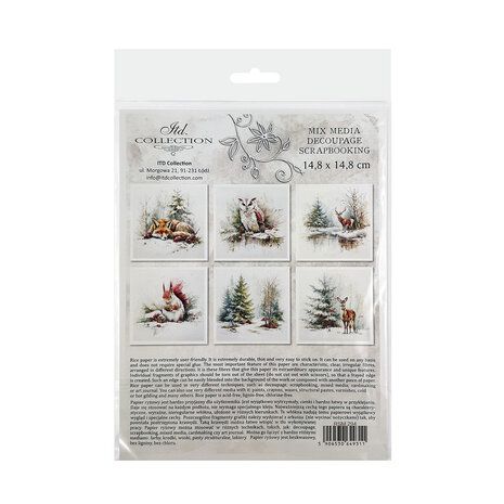 ITD Collection Christmas at Grandma's House 6x6 Inch Rice Paper Set (RSM 294) ITD Collection Christmas at Grandma's House 6x6 Inch Rice Paper Set (RSM 294)