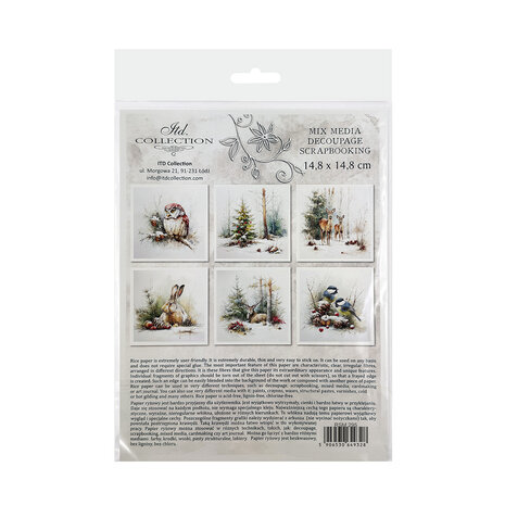 ITD Collection Christmas at Grandma's House 6x6 Inch Rice Paper Set (RSM 295) ITD Collection Christmas at Grandma's House 6x6 Inch Rice Paper Set (RSM 295)